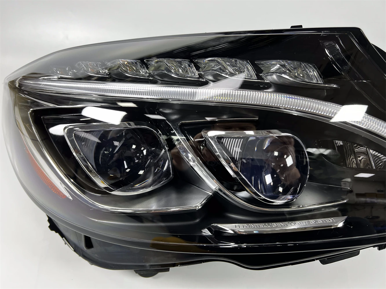 Автомобильная светодиодная передняя фара American edition в сборе для 2015 Mercedes-Benz C class C300