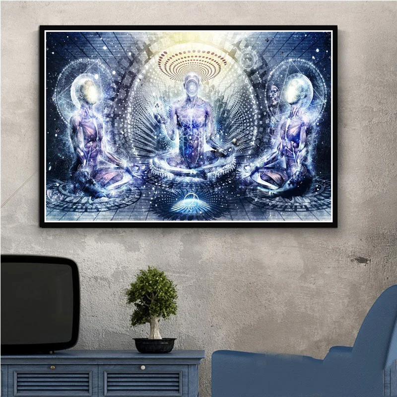 

Tree Psychedelic Trippy Life posters and prints canvas paintings picture on the wall room decoration aesthetic Quadro