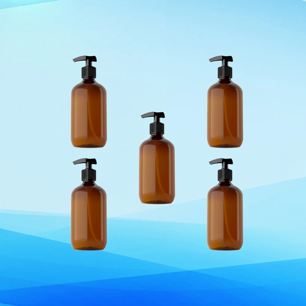 

Bottle Dispenser Empty Container Bottles Lotion Hand Mason Spray Body Pump Toiletries Jar Travel Shampoo Shower Soap Wash Clear