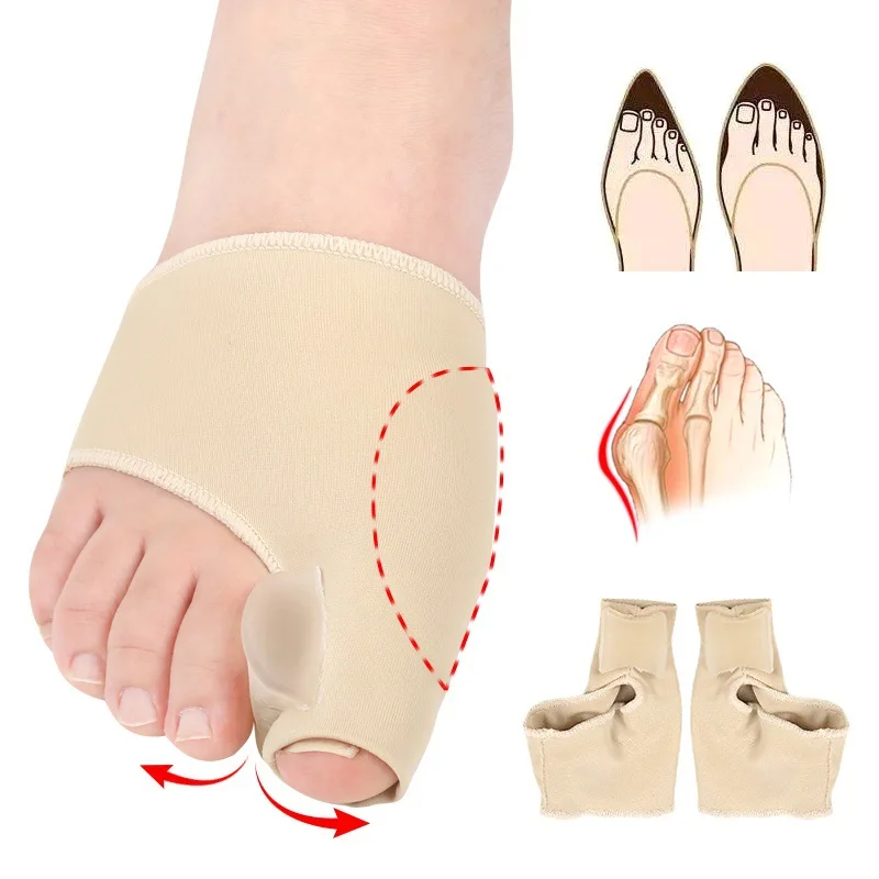 

Forefoot Pad Toe Separator Hallux Valgus Bunion Corrector Orthotics Feet Bone Thumb Adjuster Correction Pedicure Shoe Insole Pad