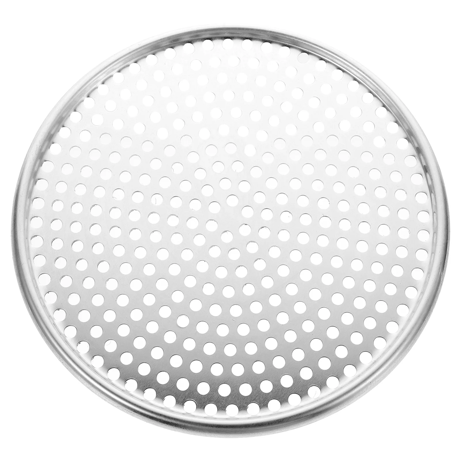 

Pizza Pan Baking Tray Pans Oven Plate Inch Stick Non Round Screen Sheet Bakeware Dish Bread Roasting Steel Holes Deep Net Pie