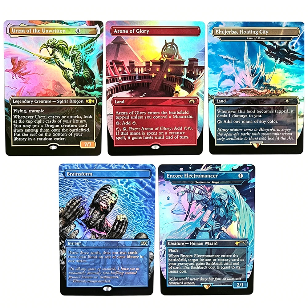 Фото Коллекционные карты TCG: Редкие магические фольгированные карты для игр Brainstorm/Encore Electromancer/Arena of Glory – Игрушки, хобби, коллекционные предметы, подарки для мальчиков №1