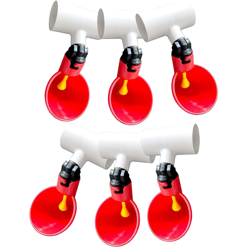 

6 шт., автоматические поилки для цыплят и перепелов