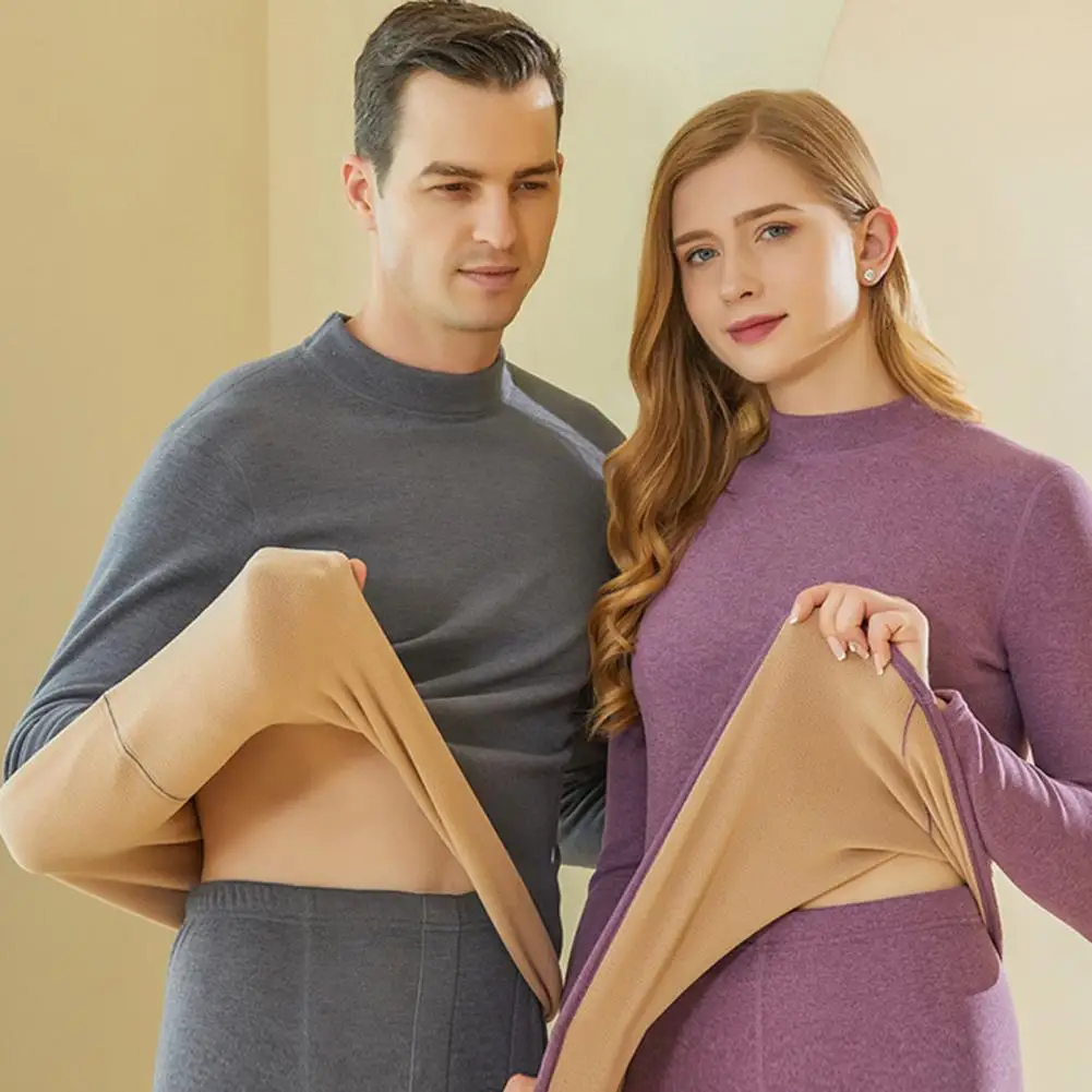 Женское термобелье зимний Топ с длинным рукавом бесшовный плотный женский