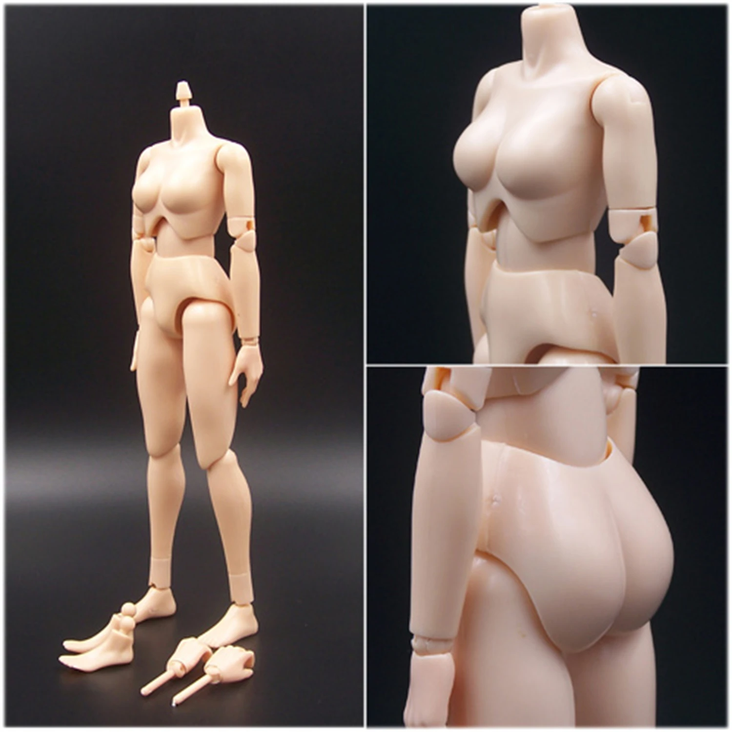 

Масштаб KM 1/6 бледная кожа Женская экшн-фигурка тела средняя грудь 12 дюймов кукла модель игрушки BF02