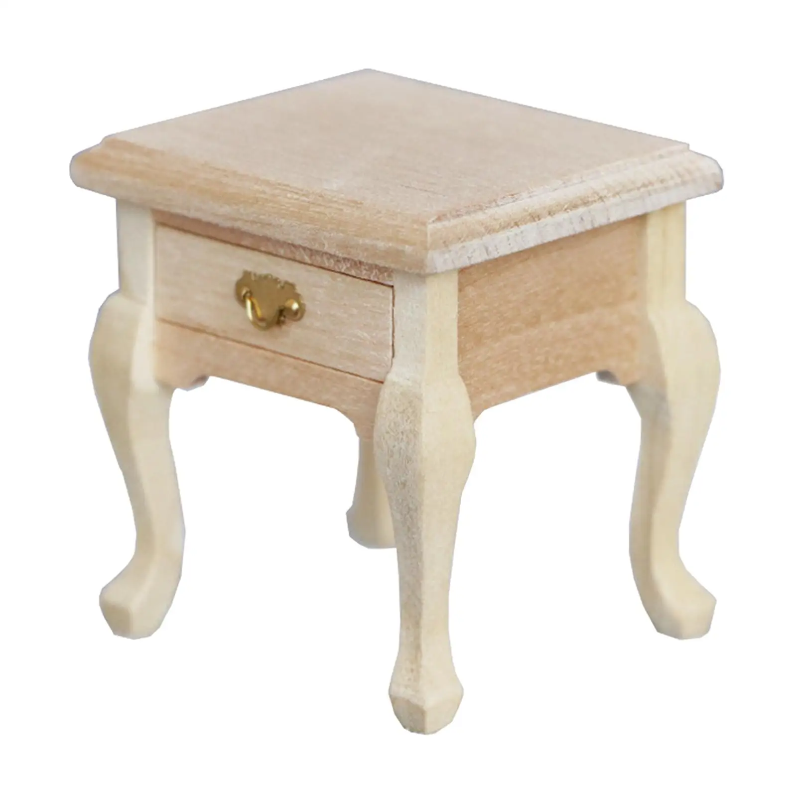 

1:12 Dollhouse Mini NightStand Doll House Furniture Accessories DIY for Baby