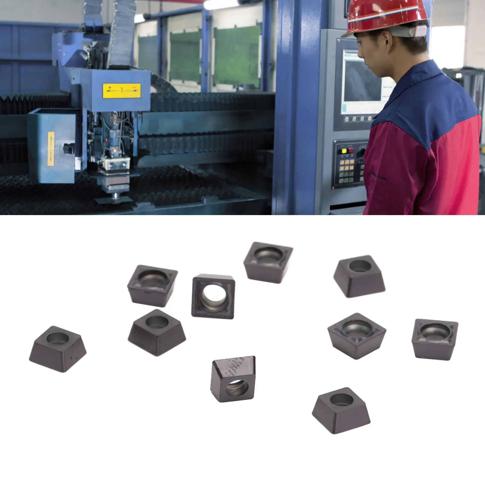 10 шт. В коробке твердосплавные вставки сменные фрезерные с ЧПУ токарные режущие