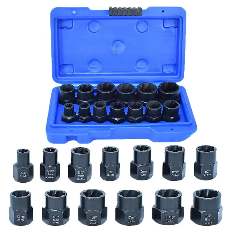 

1 комплект, инструмент для удаления гаек и поврежденных болтов, из молибденовой стали