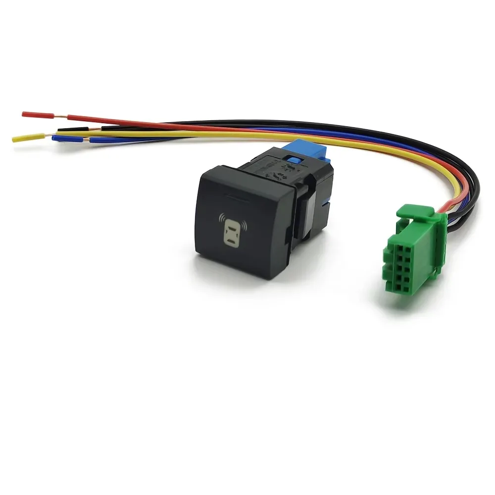 

Для Toyota Camry Altis Hilux LC300 2018 Rav4 Prado 150 2020 светодиодный светильник автомобильный радар датчик парковки переключатель кнопка с проводом