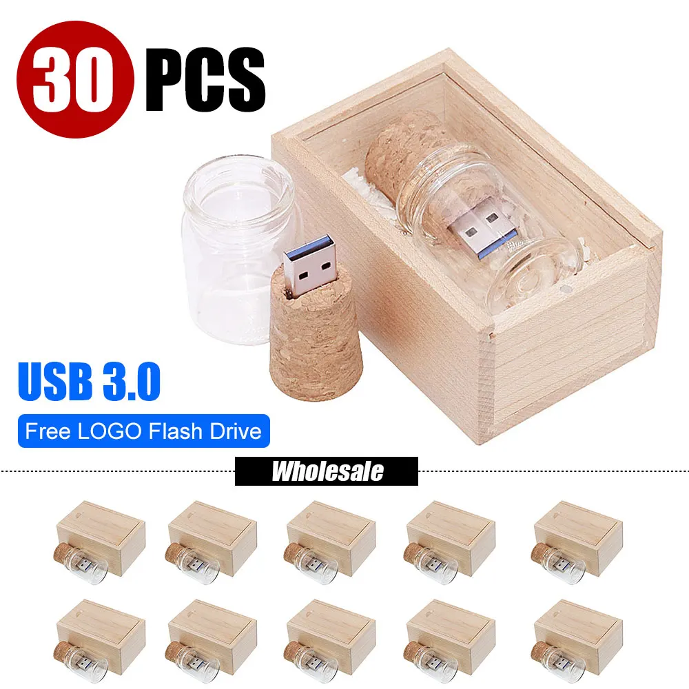 

Новое поступление, 30 шт., флакон-мессенджер, usb 3,0, карта памяти, стеклянная бутылка для дрифта, usb флеш-накопители, деревянная пробковая флешка, 16 ГБ, 32 ГБ, 64 ГБ