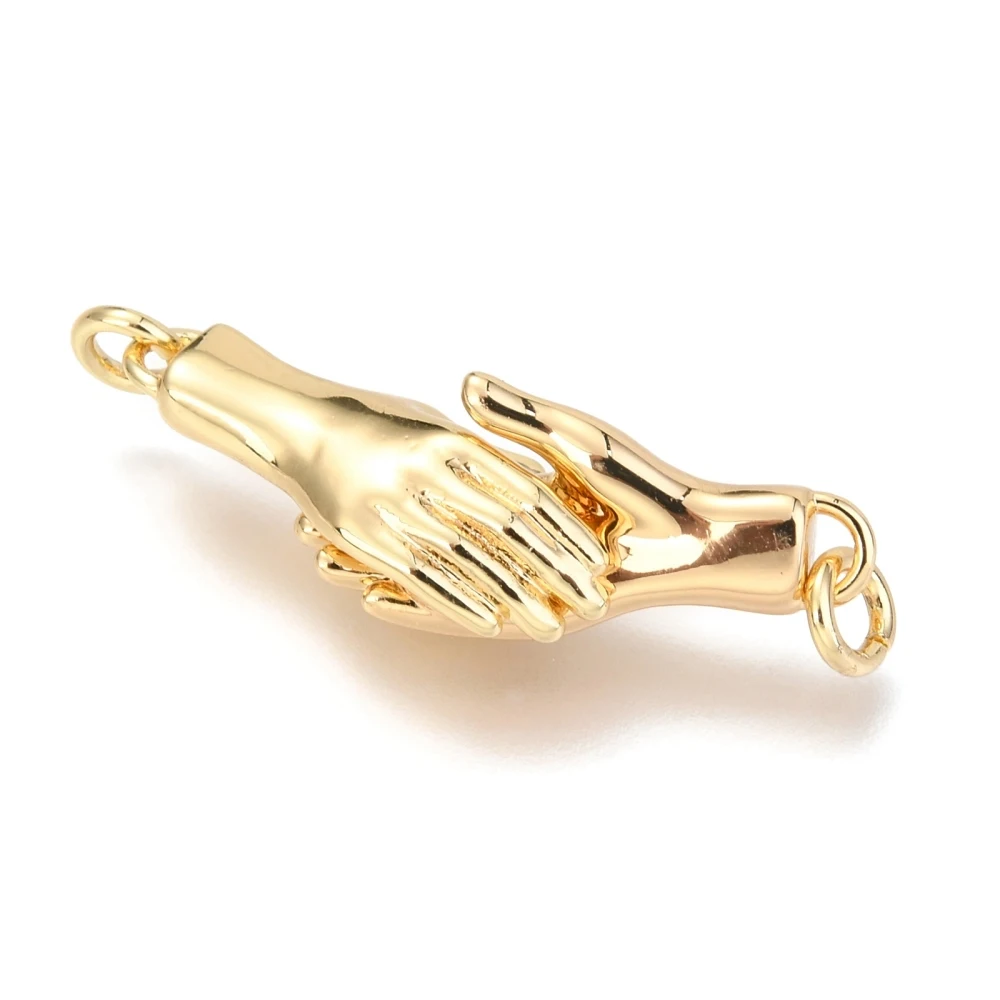 

Латунные застежки, 10 комплектов, позолоченные 18 карат, отверстие: 3 мм