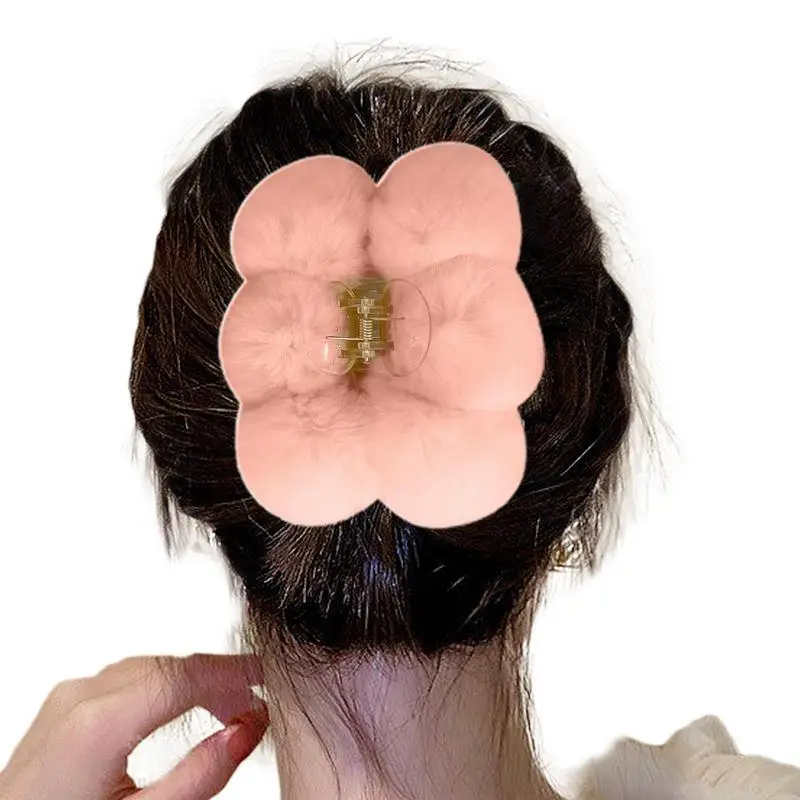 

Женский зажим, милый плюшевый головной убор, волосы, пушистые стильные аксессуары для укладки волос, Очищение лица, макияж, приготовление пи...