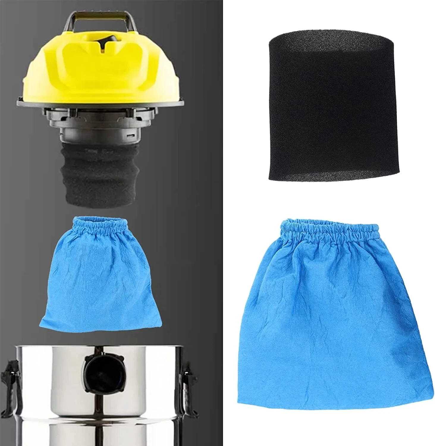 Фильтр-мешки для пылесоса Karcher MV1 WD1 WD2 WD3 NT