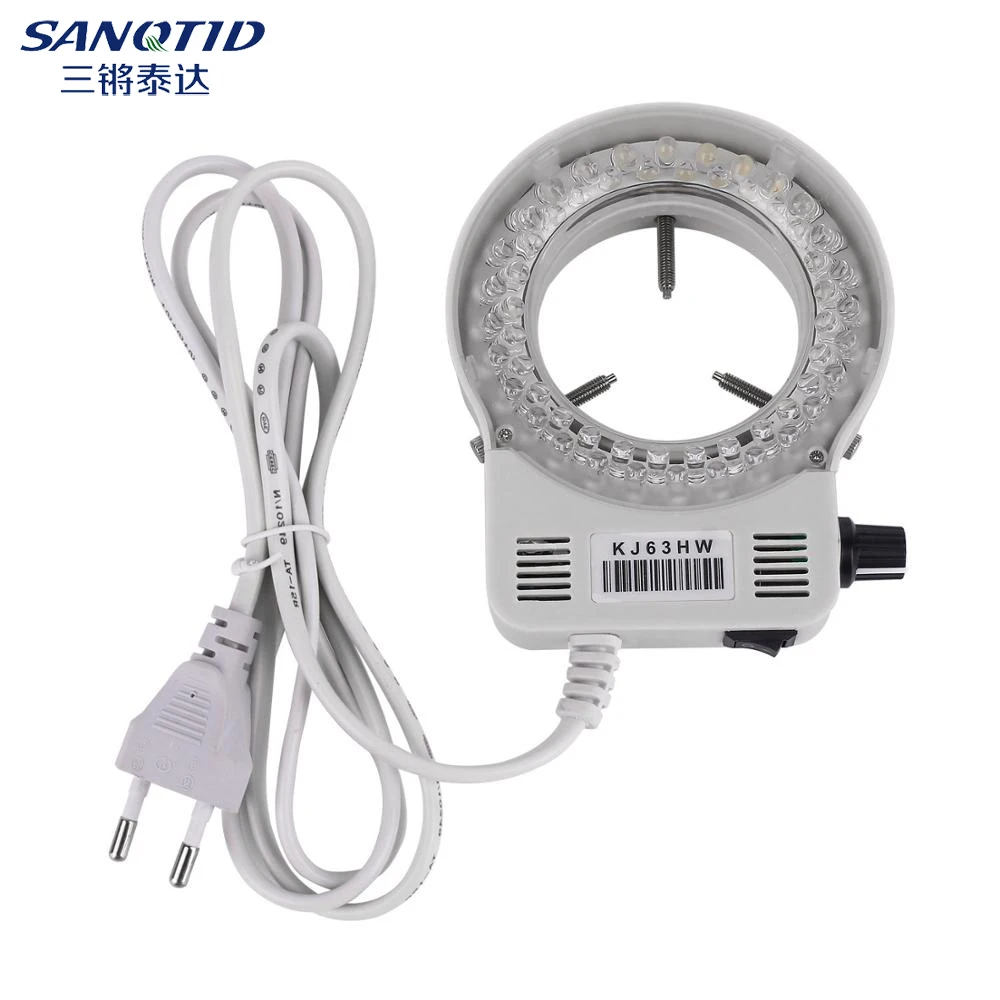 

SANQTID Microscope LED Ring Light,Microscope Lamp,Excellent Circular Light,Industrial Light Source for Microscope,Cameras