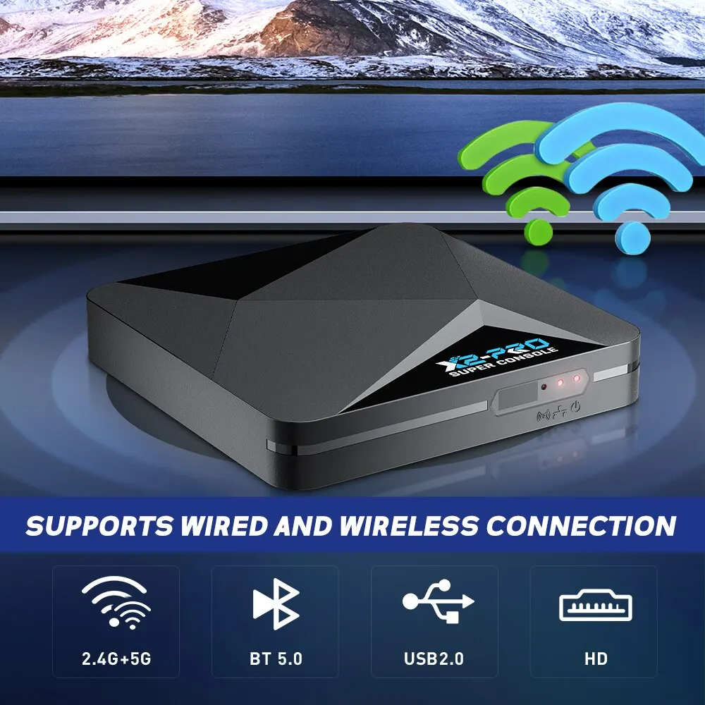 Новая Ретро игровая консоль X2 Pro с 100000 + играми для PSP/PS1/N64/Sega Saturn/DC ретро 4K HD