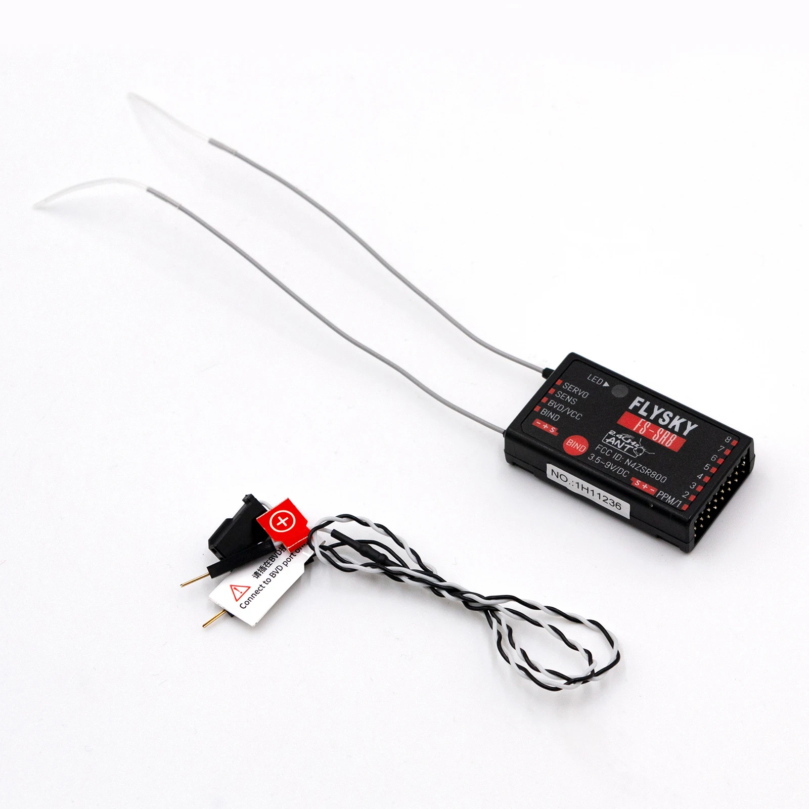 FLYSKY FS-SR8 2.4ГГц ANT 8 Каналов Мини-приемник Пульт Дистанционного Управления для RC Автомобиля Лодки Самолета Вертолета FPV Дрона FS-ST8 on.