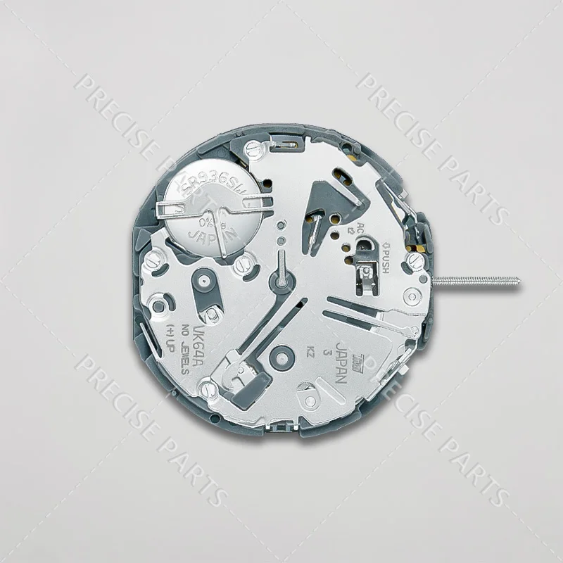 Японский хронограф с механизмом TMI VK64A (центральный 1/5 секунд минуты) 24 часа дата