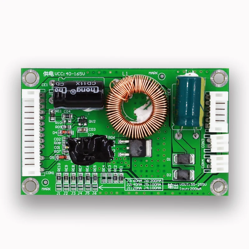 

Универсальная плата «Все в одном», плата постоянного тока, вход 45-165 В. Дополнительный ток, 26-65 дюймов фотография платы постоянного тока