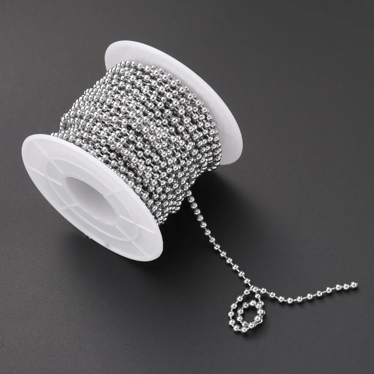 

Chain Necklaces Bead Roller Metal Tags Steel Bead Chain Beaded Choker Metal Bead Roll Metal Ball