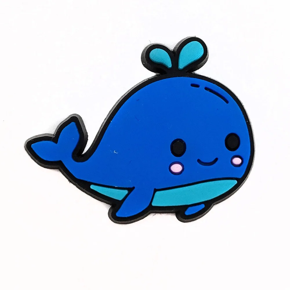 Sales 1Pcs PVC Cute Animal Shoe Charms Accessories Clog Buckle Decorations for Croc Sandals Wristband  Boys Girls Party Gifts