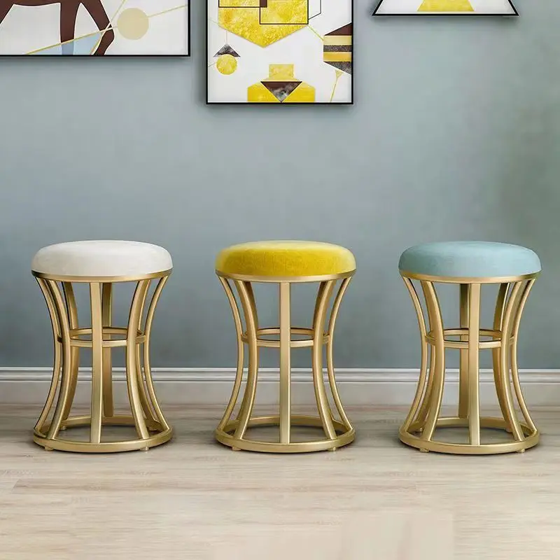 S Bedroom Living Room Sofa Stools Ottomans Velvet Cushion