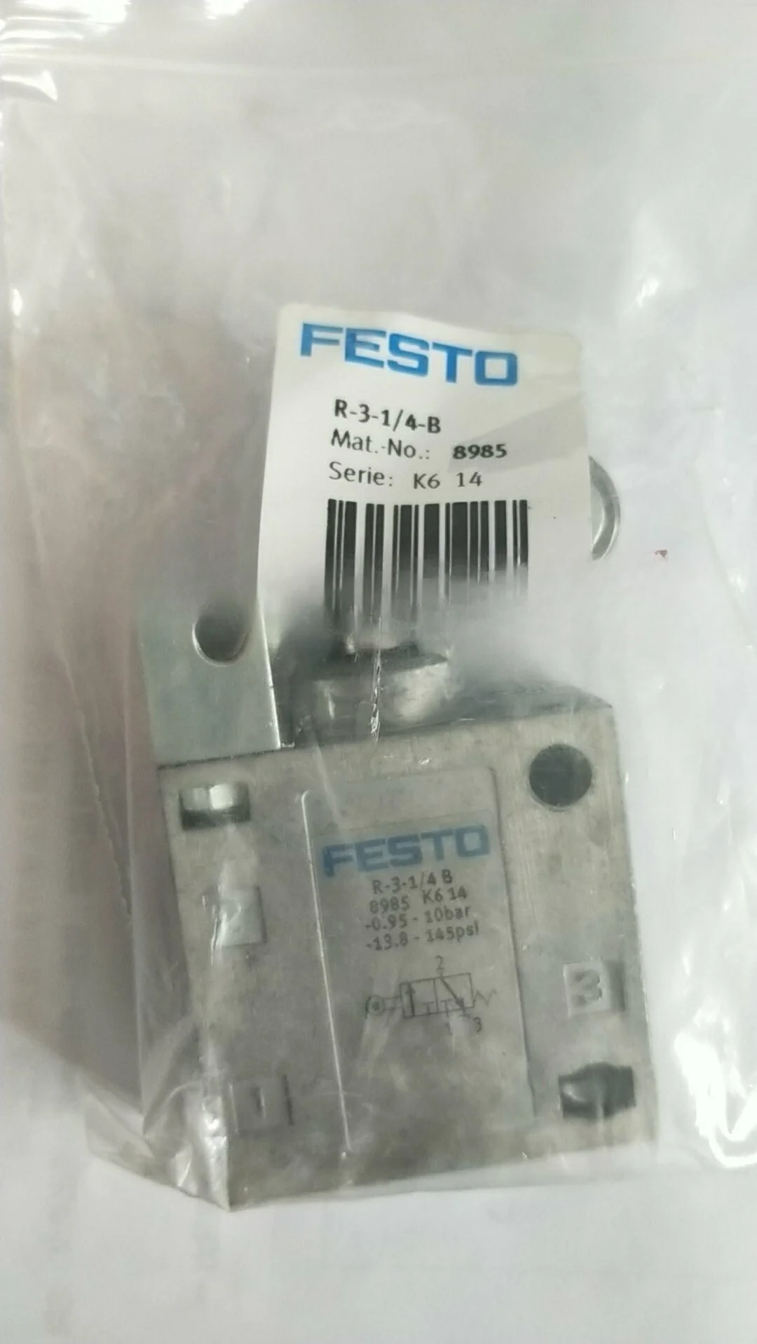 FESTO Festo V - 3-1/4 B 6808 R 8985 Роликовый рычаг клапана
