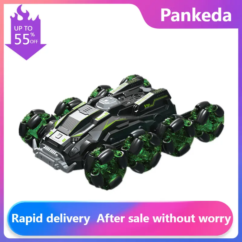 

2.4G RC Car Toy 8 Wheels Spray Twisting Stunt Drift Car Remote Controlled Cars RC Toys for Children Adults Remote Controlled Car