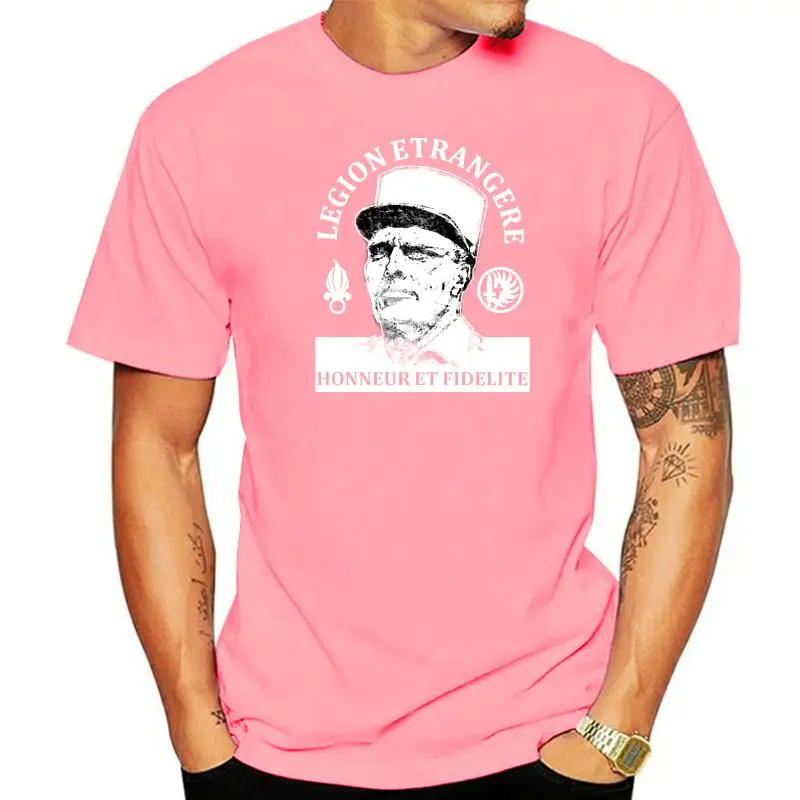 2022 Newest MenFunny France Legion Etrangere M3 T Shirt Olive Foreign Legio Patria Nostra
