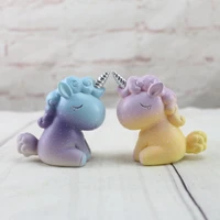 cartoon unicorn resin model doll can be used for cake decoration cartoon cute unicorn decoration decoration