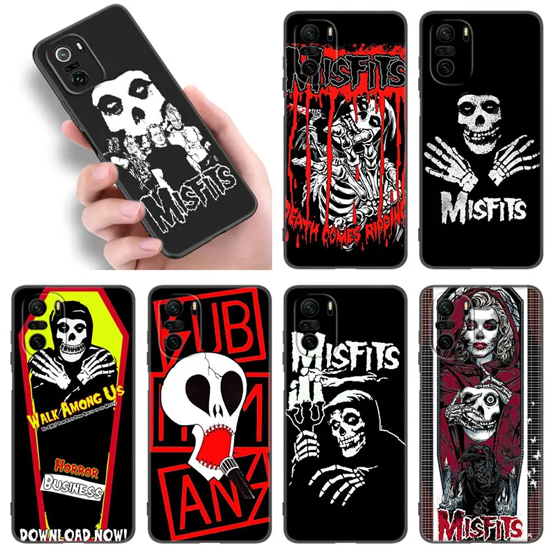 Чехол для телефона The Misfits, мягкий черный чехол для телефона Xiaomi POCO F2 F3 M2 M3 M4 X3 X4 Pro NFC F4 GT Φ F1 X2 C3 C31 C40 M5S