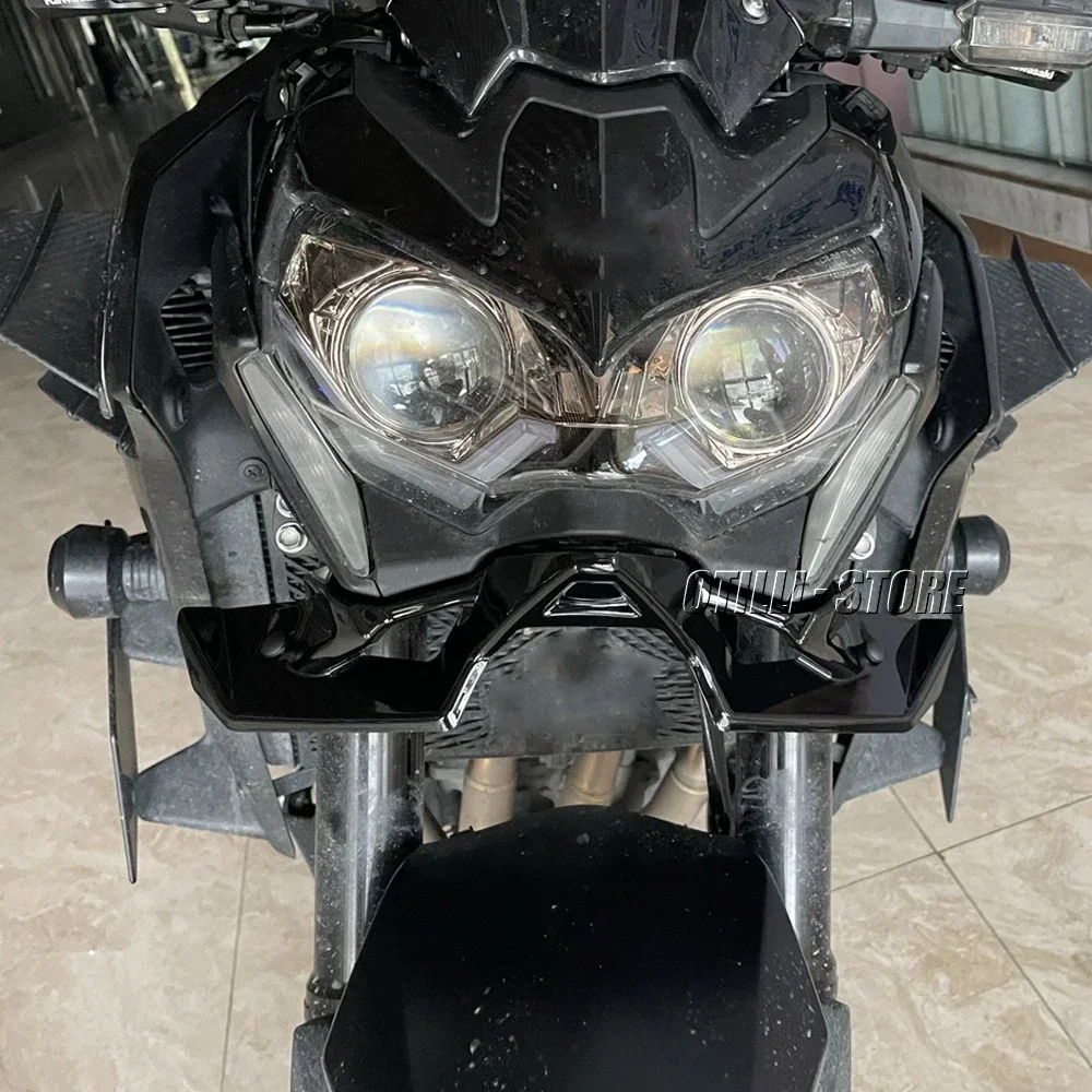 Углеродное волокно для мотоцикла Z 900 обнаженный передний спойлер