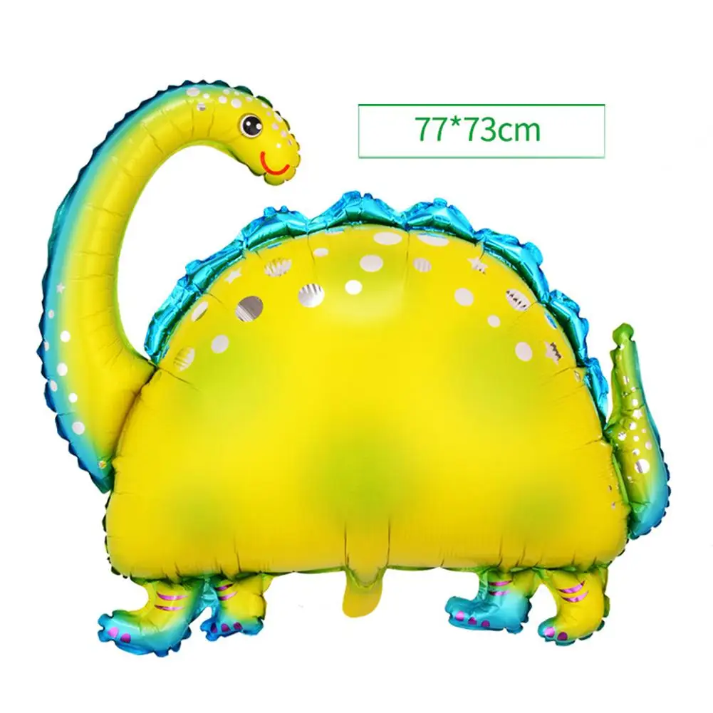 

Aluminum Film Dinosaur Shape Decoration Balloon Easy To Inflate and Deflate Automatically Seal for Birthday Party Festival
