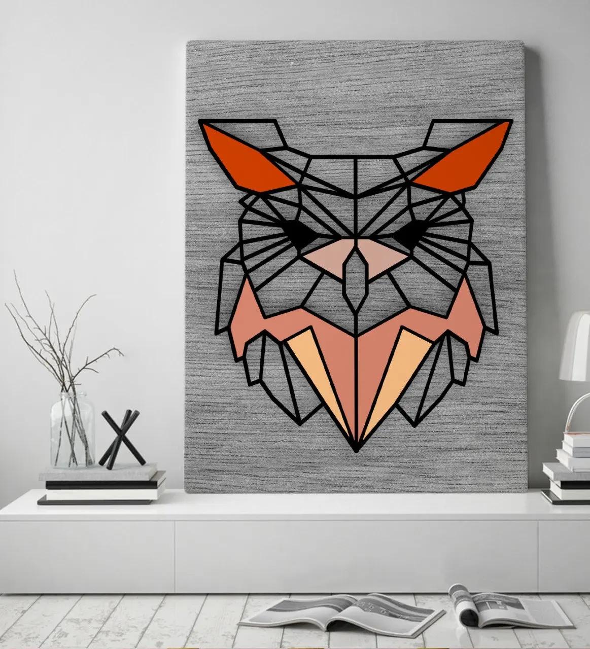

Холщовый стол BK Home в виде совы, 50x70 см-1