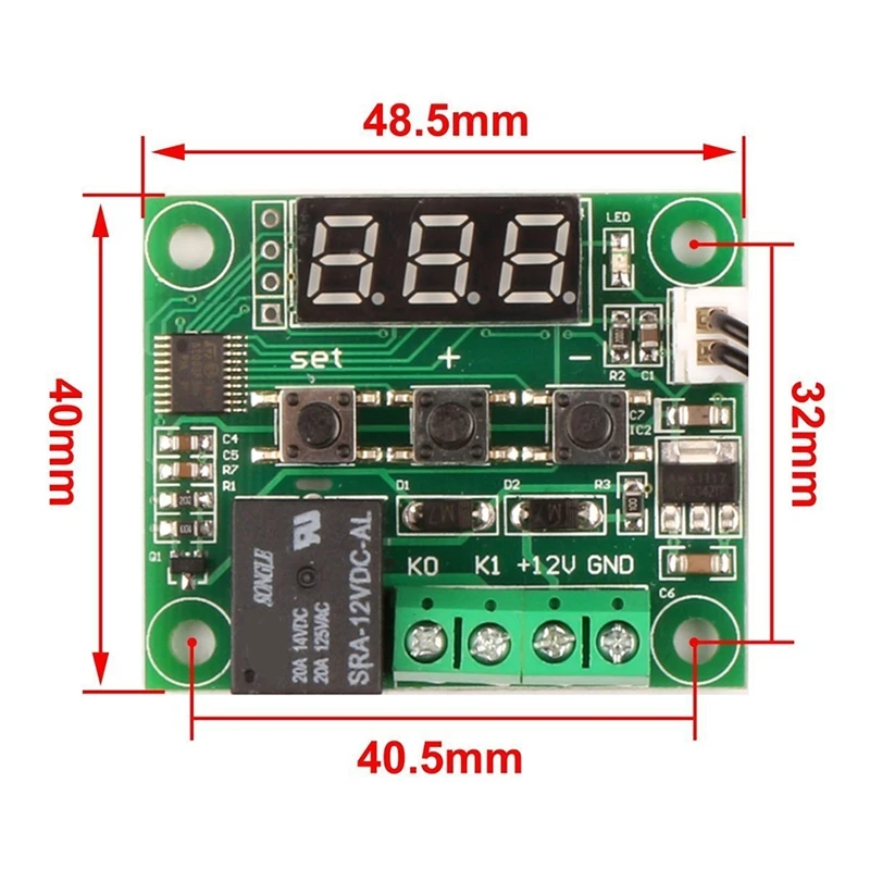 10 шт. W1209 12 В постоянного тока