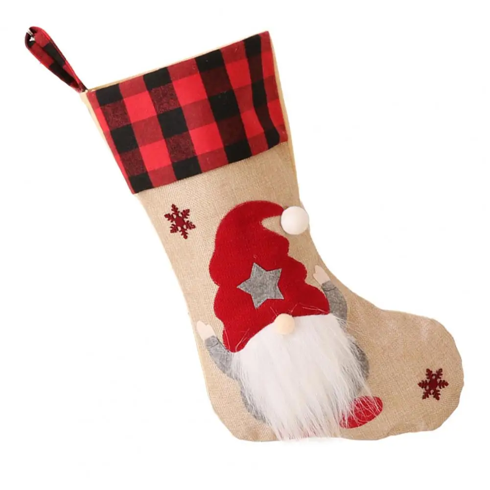 

Fashion Candy Stocking Nordic Style Super Soft Christmas Gift Bag Xmas Gift Bags Socks for Christmas Christmas Socks