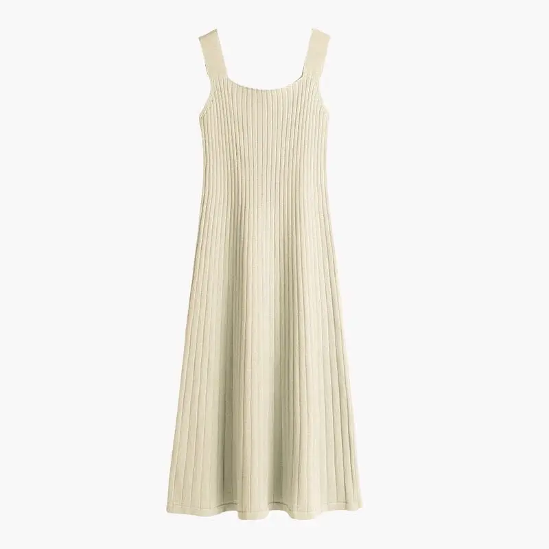 

Vestidos Mujer женские летние сарафаны 2022 вязаная женская одежда Camisole Basic средней длины женские летние повседневные платья