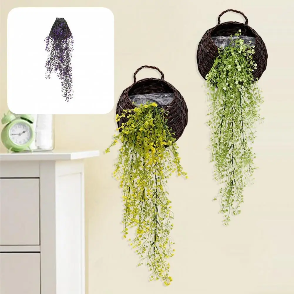 

Faux Silk Durable Floral Arrangement Fake Flower Eye-catching Simulation Plant Clear Texture Party Decor