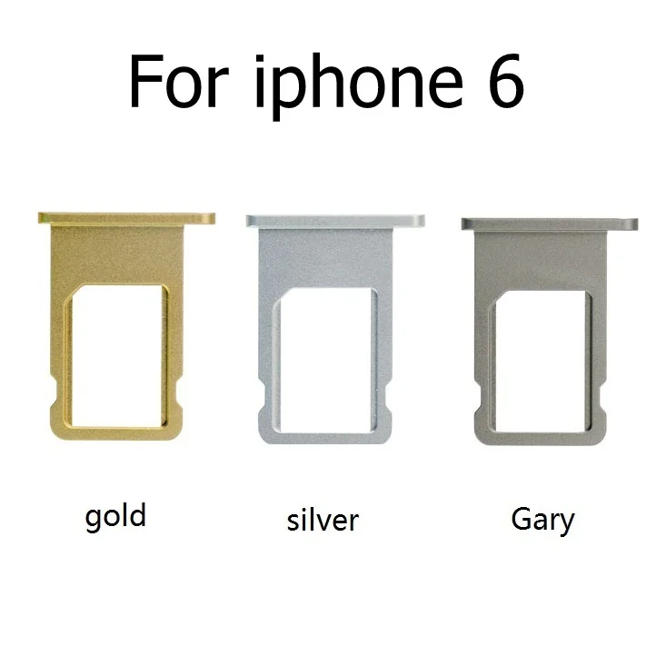 Фото Лоток для SIM-карты для iPhone X, 6, 6s, 7, 8 Plus, оригинальный держатель для SIM-карты, замена, ремонтные детали №2