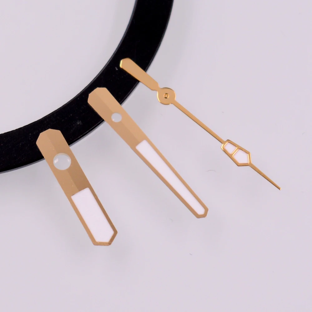 Зеленые светящиеся стрелки часов DEBERT бренд совместимые с моделями Seiko NH35 NH36