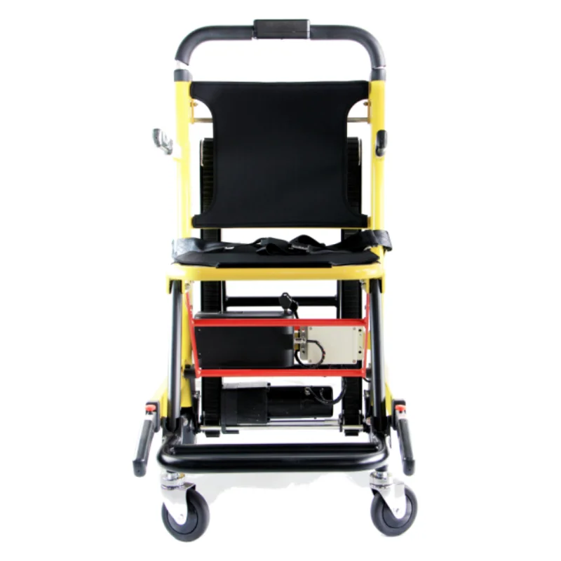 Hot Selling Folding Lightweight Climbing Electric Wheelchair Aluminum Alloy Stair Climbing Power Wheelchair For Disable images - 6