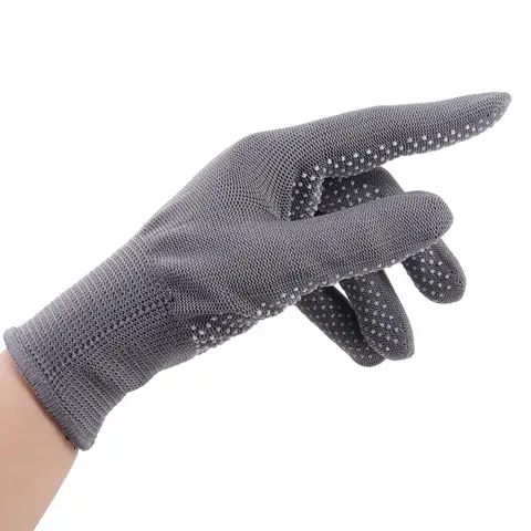 5 пар портативных защитных рабочих перчаток, нейлоновые нескользящие рабочие перчатки, противообрастающие износостойкие варежки для верховой езды, строители