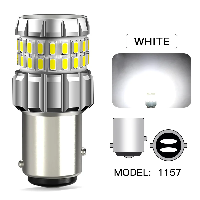 

2 шт. 60SMD светодиодный стоп-сигнал P21/5W 1157 BAY15D Canbus для Lada Granta 2190 Largus Priora 2171 Vesta 2015-2021 XRAY