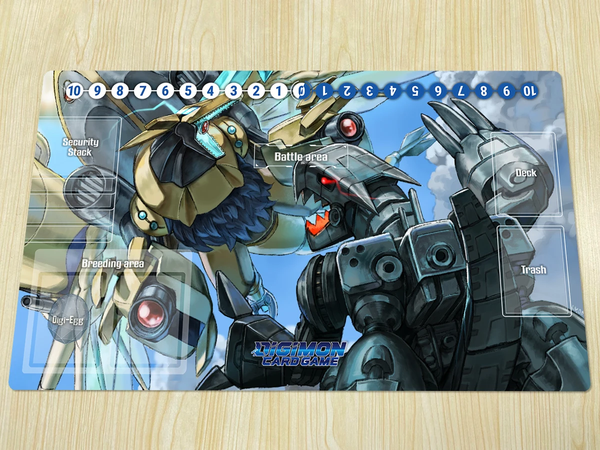 

Игровой коврик Digimon Machinedramon DTCG, коврик для настольных игр, коврик для дуэли, игровой коврик для торговых карт, персонализированный Аниме Ковр...