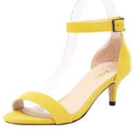 loslandifen summer low heels ankle strap sandal open toes sexy high wedding party shoes plus size women sandals 105 2ve