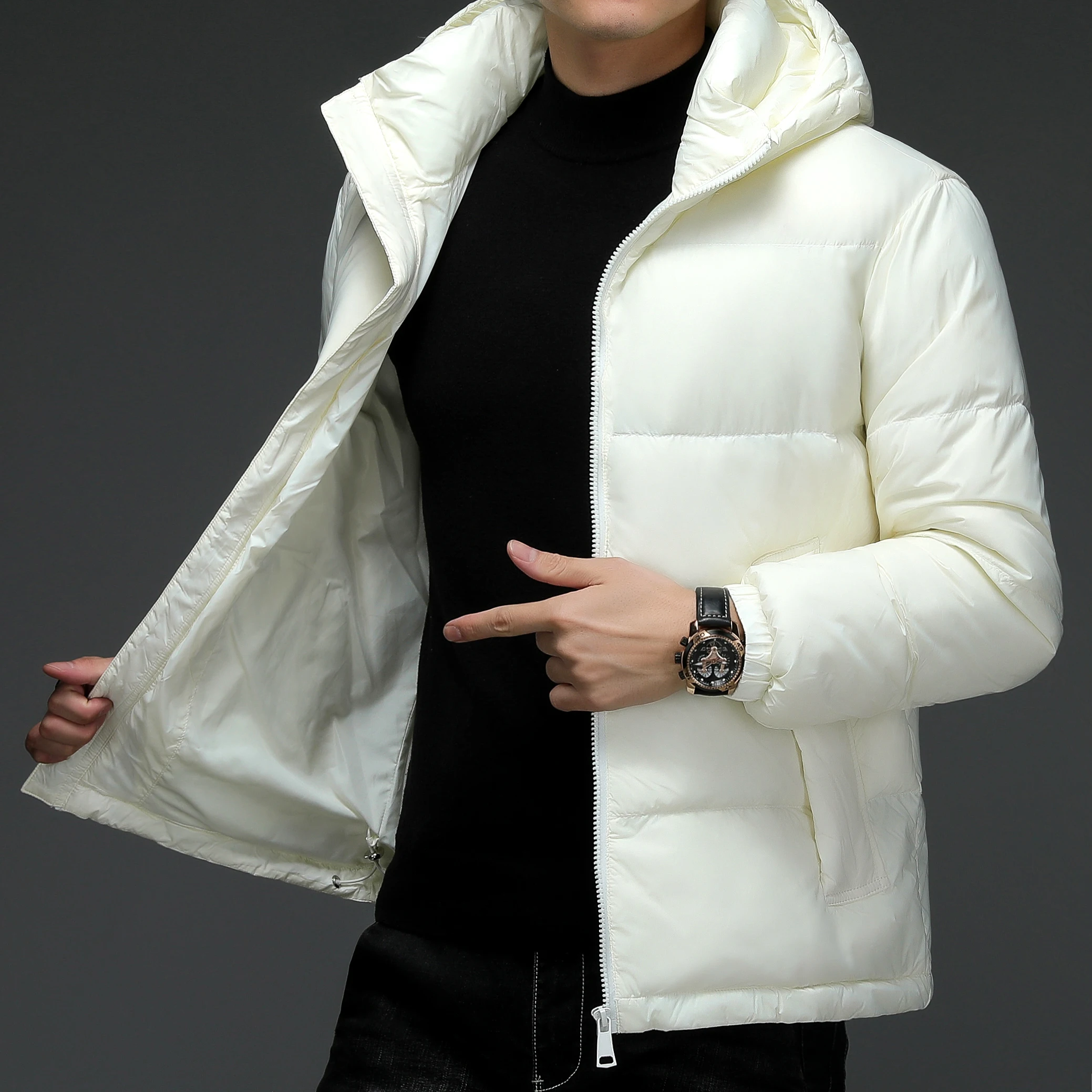 Dress For Lovers With Hoodie 2023 Winter Puffer Jacket Men Thicken Warm Parkas Jackets For Woman Doudoune Homme Coats Erkek Mont