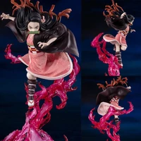 24cm demon slayer anime figure kamado nezuko pvc action figure kimetsu no yaiba mitsurishinobu figurine model doll toys