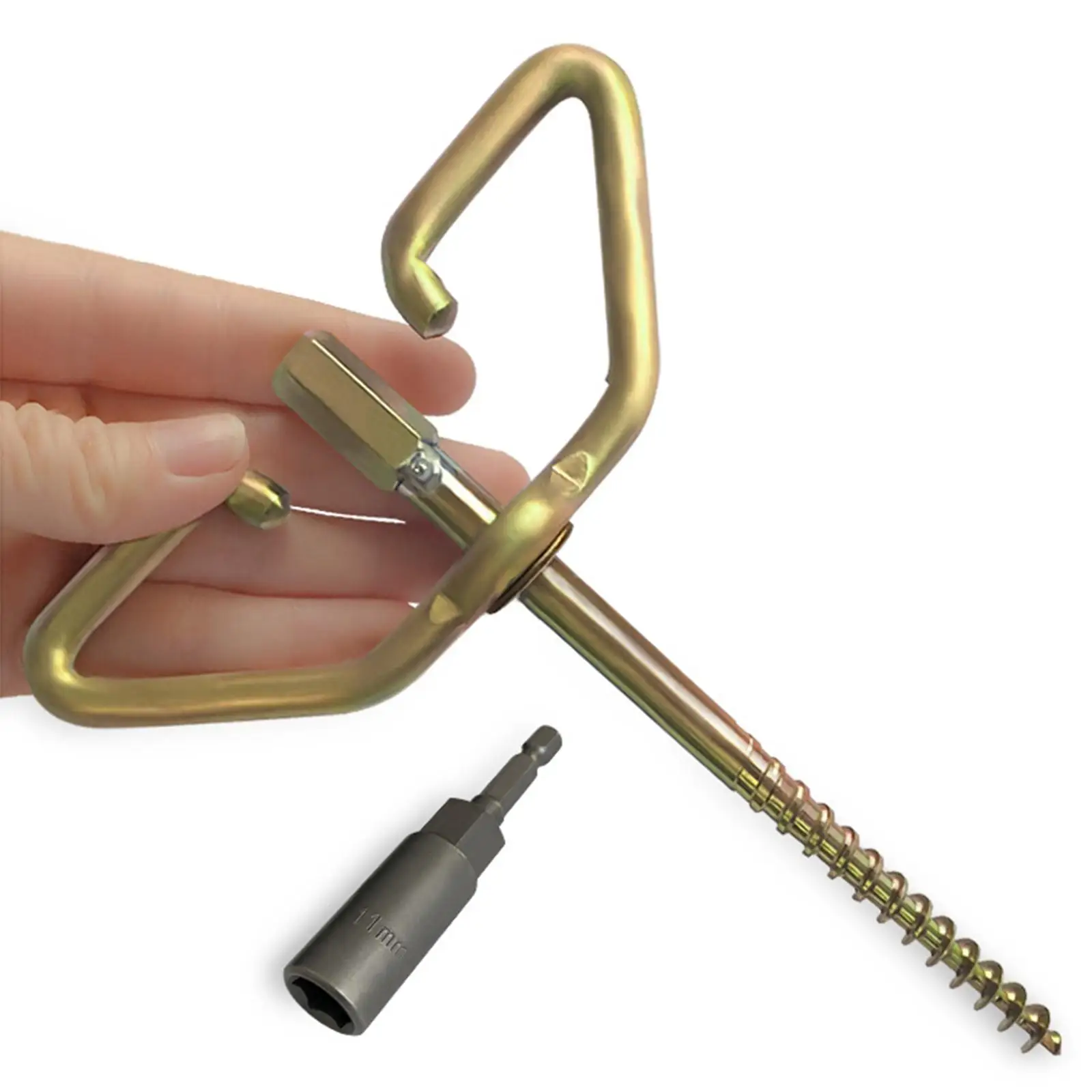 

Universal Ice Fishing Tent Pegs Fixing Ice Shelters Camping Outdoor Steel