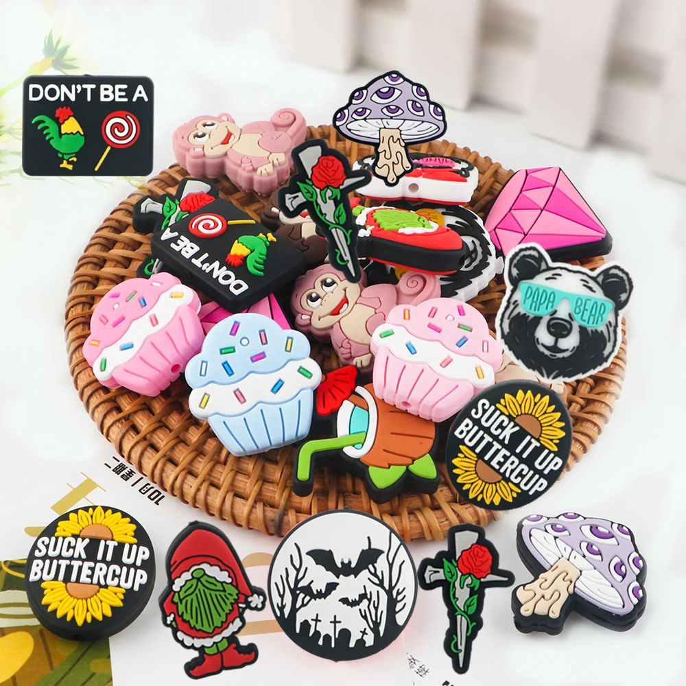 5/10 шт., силиконовые бусины для изготовления ювелирных изделий