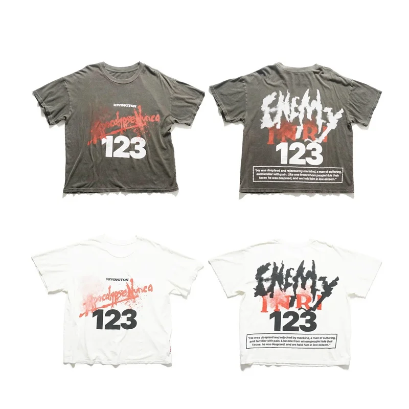 Новая свободная повседневная футболка лучшего качества RRR123 хлопковая большого