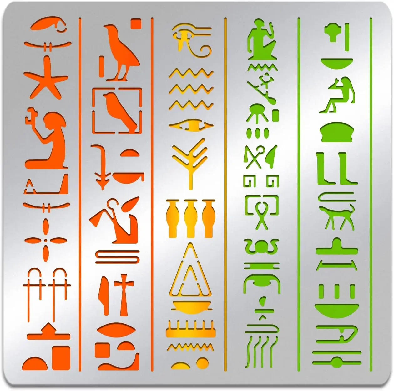 

Египетские трафареты из нержавеющей стали